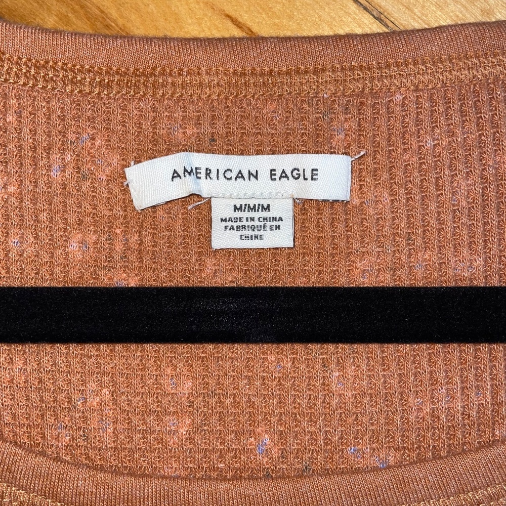 American Eagle Waffle Knit Tank Mini Dress Boho Ditzy Micro Floral Print - Picture 2 of 9